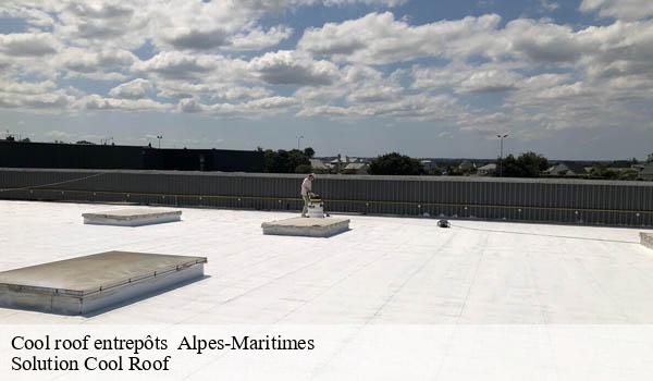 Cool roof entrepôts 06 Alpes-Maritimes Solution Cool Roof
