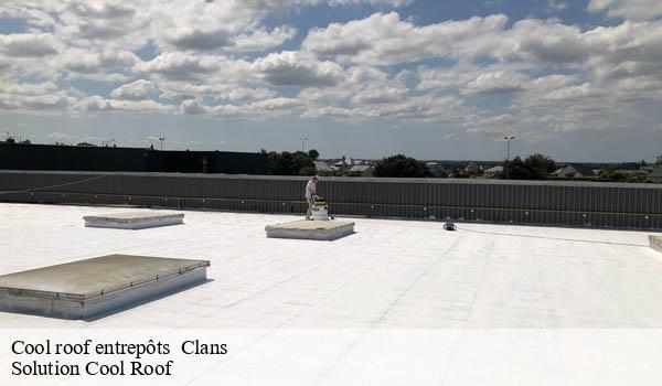 Cool roof entrepôts   clans-06420 Solution Cool Roof 