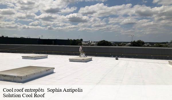 Cool roof entrepôts sophia-antipolis-06560 Solution Cool Roof